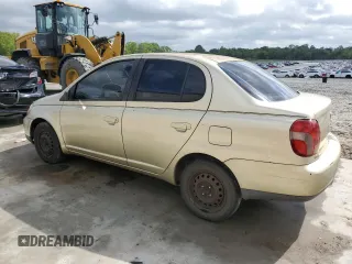 2001 Toyota ECHO with VIN JTDBT123110187750, listed as a Copart auction lot 51154505 with 25,620 mi miles and Salvage Title. Bid and sale history available at DreamBid. Image 2.