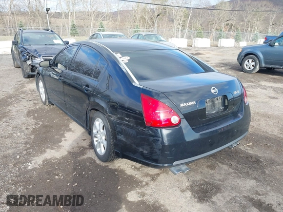 2007 Nissan Maxima 3.5 SE with VIN 1N4BA41EX7C816252, listed as a IAAI auction lot 41821707 with 119,080 mi miles. Bid and sale history available at carsss.com. Image 3.