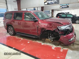 2025 Jeep Wagoneer с VIN 1C4SJVAP2SS501641, выставлен на аукционе Copart как лот 52308455 с пробегом 2 705 миль миль и Списание • Salvage title. История ставок и продаж доступна на DreamBid. Изображение 4.