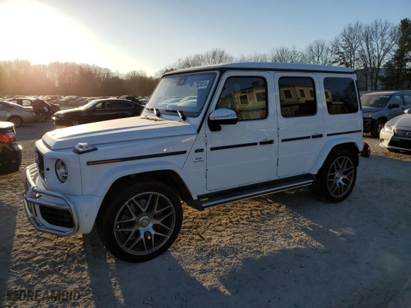 2022 Mercedes-Benz G-Class AMG G 63 with VIN W1NYC7HJ5NX446555, listed as a Copart auction lot 77024014 with NaN miles and Salvage Title. Bid and sale history available at carsss.com. Image 1.
