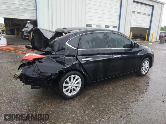 2018 Nissan Sentra SV with VIN 3N1AB7AP7JL631158, listed as a Copart auction lot 51837225 with Not Provided miles and Salvage Title. Bid and sale history available at DreamBid. Image 3.