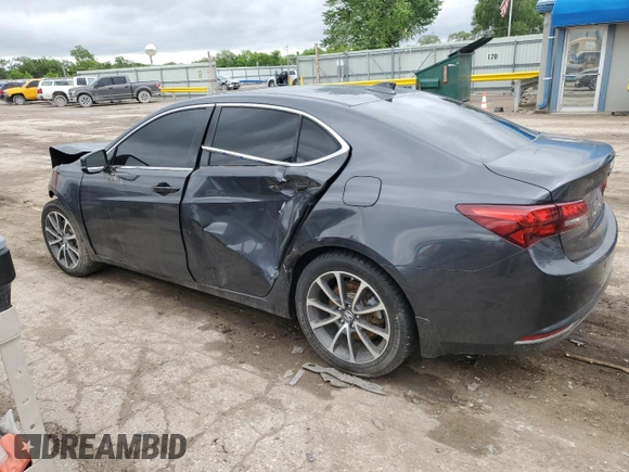 2016 Acura TLX Advance with VIN 19UUB3F74GA000641, listed as a Copart auction lot 55350555 with 135,221 mi miles and Salvage title. Bid and sale history available at DreamBid. Image 2.