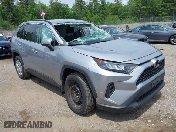 2019 Toyota RAV4 LE with VIN 2T3G1RFV1KC005954, listed as a IAAI auction lot 42489612 with 83,343 mi miles and . Bid and sale history available at DreamBid. Image 1.