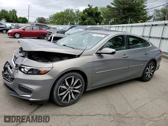 2018 Chevrolet Malibu LT with VIN 1G1ZD5ST1JF252315, listed as a Copart auction lot 57168245 with 75,350 mi miles and Salvage title. Bid and sale history available at DreamBid. Image 13.