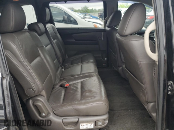 2013 Honda Odyssey EX-L with VIN 5FNRL5H61DB019930, listed as a Copart auction lot 54666775 with 175,300 mi miles and Salvage title. Bid and sale history available at DreamBid. Image 11.
