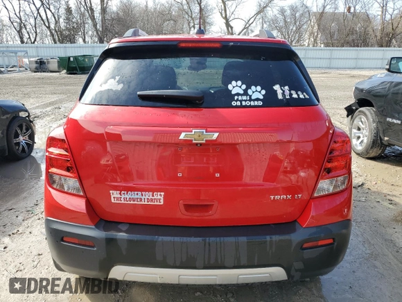 2015 Chevrolet Trax LT with VIN KL7CJLSB6FB258303, listed as a Copart auction lot 52513275 with 80,864 mi miles and Clean Title. Bid and sale history available at carsss.com. Image 6.