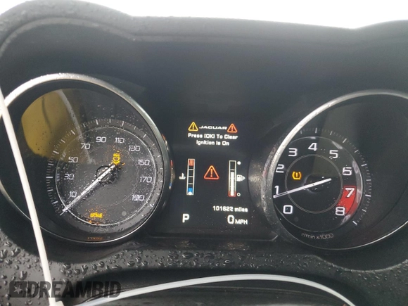 2014 Jaguar F-Type S with VIN SAJWA6FC5E8K03679, listed as a Copart auction lot 72376114 with 101,622 mi miles and Salvage Title. Bid and sale history available at DreamBid. Image 9.