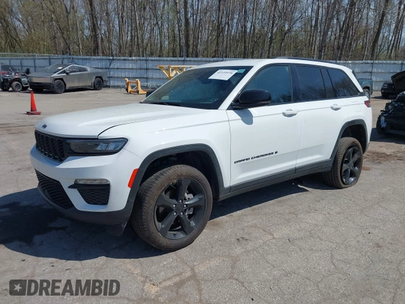 2024 Jeep Grand Cherokee Limited with VIN 1C4RJHBG5R8600766, listed as a IAAI auction lot 42110938 with 13,188 mi miles and . Bid and sale history available at DreamBid. Image 2.