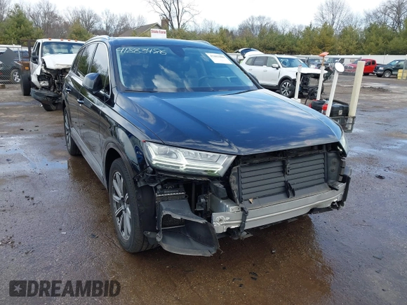 2019 Audi Q7 Premium Plus with VIN WA1LAAF79KD014229, listed as a IAAI auction lot 41883486 with 77,574 mi miles and . Bid and sale history available at DreamBid. Image 1.