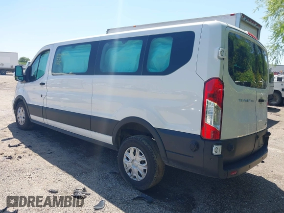 2024 Ford Transit Passenger XL with VIN 1FBAX2Y80RKA83702, listed as a IAAI auction lot 41955150 with 21,964 mi miles. Bid and sale history available at carsss.com. Image 3.