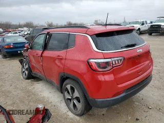 2018 Jeep Compass Latitude with VIN 3C4NJCBB8JT240940, listed as a Copart auction lot 49711225 with 133,449 mi miles and Salvage Title. Bid and sale history available at carsss.com. Image 2.