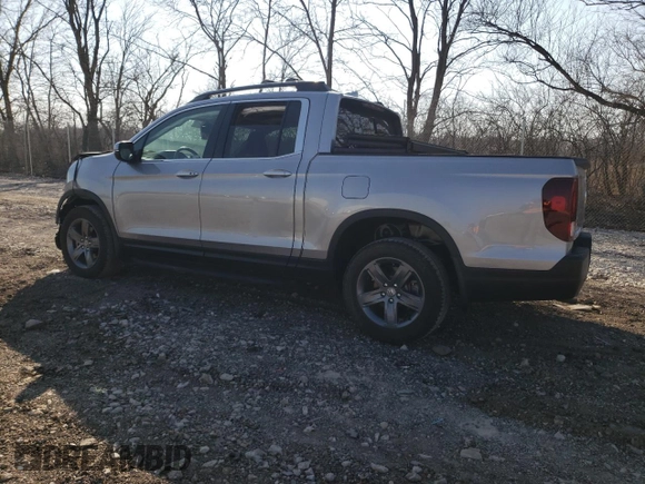 2022 Honda Ridgeline RTL z VIN 5FPYK3F55NB007222, wystawiony jako Copart lot #49155355 z przebiegiem 38 758 mil mil oraz Szkody całkowita. Historia ofert i sprzedaży dostępna na DreamBid. Obrazek 2.