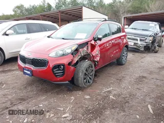 2018 Kia Sportage EX with VIN KNDPNCAC9J7404806, listed as a IAAI auction lot 41575137 with 62,261 mi miles and . Bid and sale history available at carsss.com. Image 17.