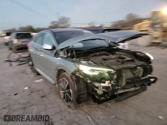 2024 Infiniti QX55 Luxe with VIN 3PCAJ5JR4RF104646, listed as a Copart auction lot 82784634 with 14,088 mi miles and Salvage Title. Bid and sale history available at DreamBid. Image 11.