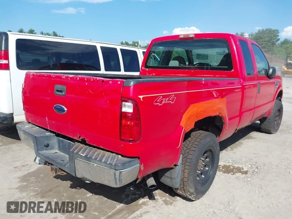 2008 Ford F-250 XL with VIN 1FTSX21538EE56602, listed as a IAAI auction lot 42364301 with 104,546 mi miles and . Bid and sale history available at DreamBid. Image 4.