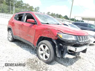 2018 Jeep Compass Latitude z VIN 3C4NJDBB6JT173390, wystawiony jako Copart lot #58591645 z przebiegiem 78 662 mil mil oraz Czysty tytuł • Clean title. Historia ofert i sprzedaży dostępna na DreamBid. Obrazek 4.