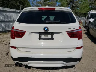 2017 BMW X3 sDrive28i with VIN 5UXWZ7C50H0U45400, listed as a Copart auction lot 53637115 with 86,555 mi miles and Salvage Title. Bid and sale history available at DreamBid. Image 6.