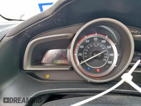 2014 Mazda 3 i Touring z VIN 3MZBM1V76EM112344, wystawiony jako Copart lot #57168785 z przebiegiem 122 826 mil mil oraz Szkoda całkowita • Salvage title. Historia ofert i sprzedaży dostępna na DreamBid. Obrazek 9.