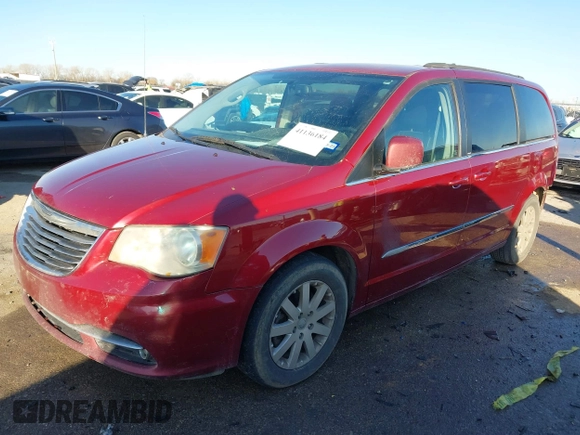 2013 Chrysler Town & Country Touring with VIN 2C4RC1BG2DR758951, listed as a IAAI auction lot 41136184 with 134,784 mi miles. Bid and sale history available at carsss.com. Image 17.