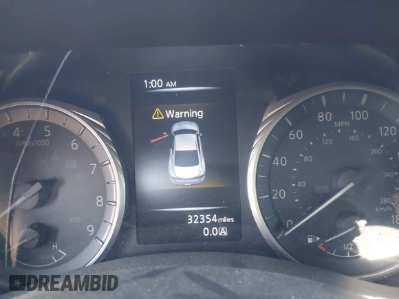 2020 Infiniti Q60 Luxe with VIN JN1EV7EK5LM340657, listed as a IAAI auction lot 42420359 with 32,554 mi miles and . Bid and sale history available at DreamBid. Image 7.