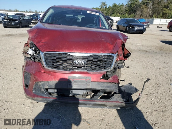 2020 Kia Sorento LX V6 with VIN 5XYPG4A59LG671550, listed as a Copart auction lot 88703985 with Not Provided miles and Salvage Title. Bid and sale history available at carsss.com. Image 5.