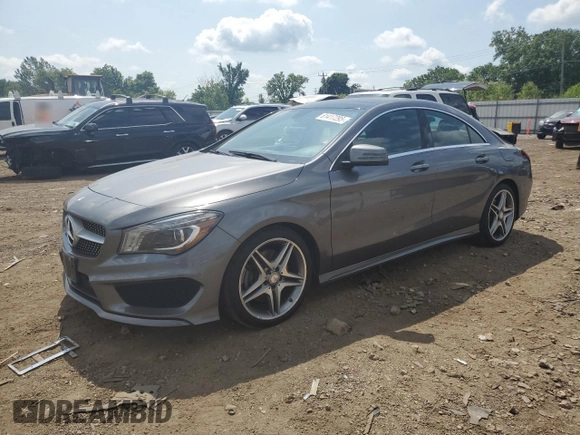 2014 Mercedes-Benz CLA 250 with VIN WDDSJ4EB8EN102296, listed as a Copart auction lot 61417295 with 131,958 mi miles and Salvage title. Bid and sale history available at DreamBid. Image 1.
