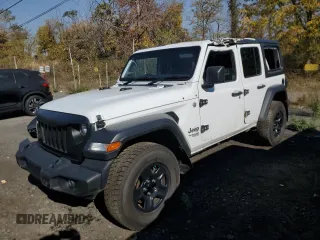 2021 Jeep Wrangler Unlimited Sport with VIN 1C4HJXKNXMW684351, listed as a Copart auction lot 77578154 with 132,151 mi miles and Non repairable. Bid and sale history available at DreamBid. Image 1.