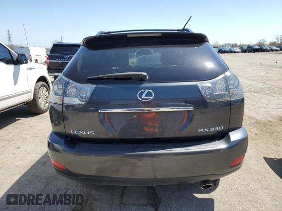 2004 Lexus RX 330 with VIN JTJHA31U340014013, listed as a Copart auction lot 54172745 with 90,430 mi miles and Salvage Title. Bid and sale history available at DreamBid. Image 6.