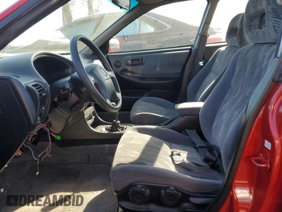 1996 Acura Integra with VIN JH4DB7554TS003693, listed as a Copart auction lot 43013745 with 180,608 mi miles and Salvage title. Bid and sale history available at DreamBid. Image 7.