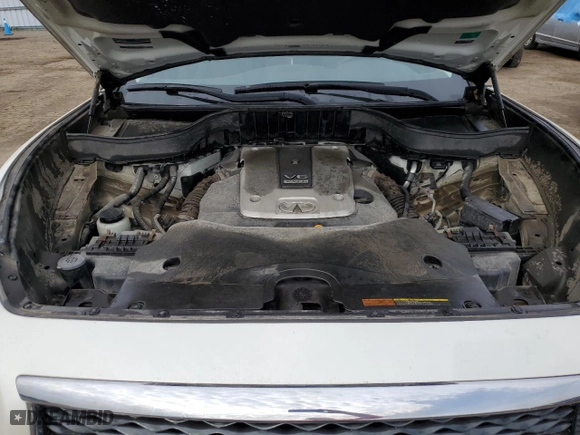 2017 Infiniti QX70 with VIN JN8CS1MW6HM410547, listed as a Copart auction lot 55071474 with 101,911 mi miles and Salvage Title. Bid and sale history available at carsss.com. Image 12.