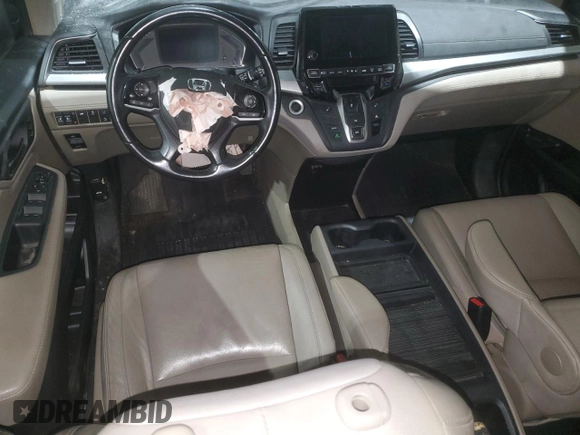 2018 Honda Odyssey EX-L with VIN 5FNRL6H78JB078953, listed as a Copart auction lot 83661974 with Not Provided miles and Non Repairable. Bid and sale history available at carsss.com. Image 8.
