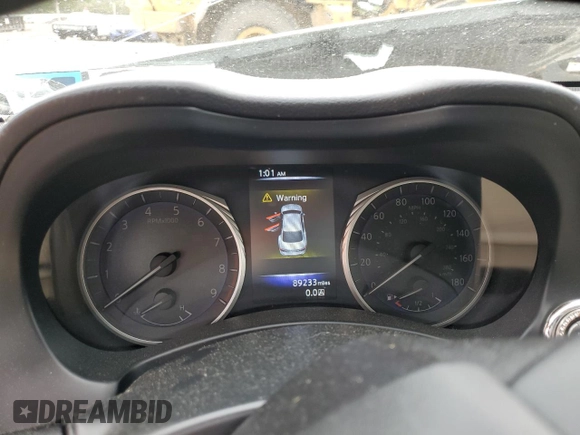 2015 Infiniti Q50 Premium with VIN JN1BV7AR1FM392815, listed as a Copart auction lot 58065645 with 89,233 mi miles and Salvage title. Bid and sale history available at DreamBid. Image 9.