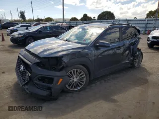 2018 Hyundai Kona SEL with VIN KM8K62AA0JU122003, listed as a Copart auction lot 46752195 with 69,828 mi miles and Non Repairable. Bid and sale history available at carsss.com. Image 1.