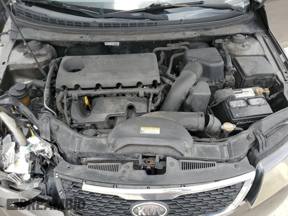 2011 Kia Forte EX with VIN KNAFU4A29B5460251, listed as a Copart auction lot 62419584 with 176,385 mi miles and Salvage Title. Bid and sale history available at carsss.com. Image 13.