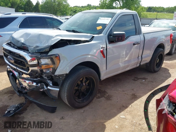 2023 Ford F-150 XL with VIN 1FTMF1C53PKF34184, listed as a IAAI auction lot 42242703 with 27,312 mi miles and . Bid and sale history available at DreamBid. Image 19.