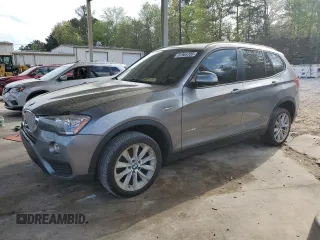 2017 BMW X3 sDrive28i with VIN 5UXWZ7C5XH0V85440, listed as a Copart auction lot 51965705 with 190,742 mi miles and Clean Title. Bid and sale history available at carsss.com. Image 1.