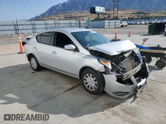 2016 Nissan Versa S with VIN 3N1CN7AP1GL895629, listed as a Copart auction lot 62347455 with 191,363 mi miles and Salvage title. Bid and sale history available at DreamBid. Image 4.