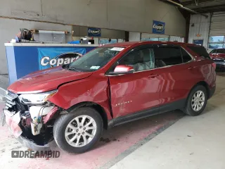 2019 Chevrolet Equinox LT with VIN 2GNAXKEVXK6205844, listed as a Copart auction lot 61569555 with 63,028 mi miles and Salvage title. Bid and sale history available at DreamBid. Image 1.