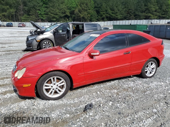 2003 Mercedes-Benz C 230 Kompressor with VIN WDBRN40J73A418674, listed as a Copart auction lot 56570055 with Not provided miles and Clean title. Bid and sale history available at DreamBid. Image 1.