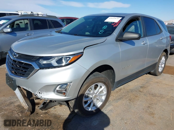 2020 Chevrolet Equinox LS with VIN 3GNAXHEV1LS654027, listed as a IAAI auction lot 41612632 with 87,311 mi miles. Bid and sale history available at carsss.com. Image 17.