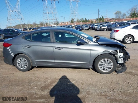 2018 Hyundai Elantra SE with VIN KMHD74LF2JU578773, listed as a IAAI auction lot 41991059 with 19,834 mi miles. Bid and sale history available at carsss.com. Image 14.
