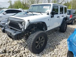 2014 Jeep Wrangler Unlimited Sahara z VIN 1C4HJWEG8EL257437, wystawiony jako Copart lot #55594695 z przebiegiem 157 575 mil mil oraz Czysty tytuł • Clean title. Historia ofert i sprzedaży dostępna na DreamBid. Obrazek 1.