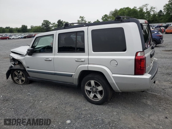 2008 Jeep Commander Sport with VIN 1J8HG48K98C149652, listed as a Copart auction lot 63973014 with 213,947 mi miles and Salvage Title. Bid and sale history available at carsss.com. Image 2.