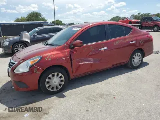 2016 Nissan Versa SV with VIN 3N1CN7AP3GL886513, listed as a Copart auction lot 63655195 with 208,159 mi miles and Salvage title. Bid and sale history available at DreamBid. Image 1.