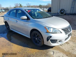 2013 Nissan Sentra SV with VIN 3N1AB7AP4DL613642, listed as a IAAI auction lot 41595829 with 99,351 mi miles. Bid and sale history available at carsss.com. Image 1.