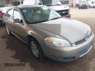 2007 Chevrolet Impala LTZ with VIN 2G1WU58R179338885, listed as a IAAI auction lot 41584542 with 151,003 mi miles and . Bid and sale history available at DreamBid. Image 1.