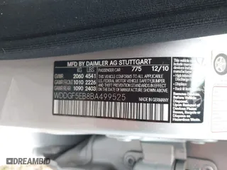 2011 Mercedes-Benz C-Class C 300 Sport with VIN WDDGF5EB8BA499525, listed as a IAAI auction lot 41823090 with 110,229 mi miles. Bid and sale history available at carsss.com. Image 9.