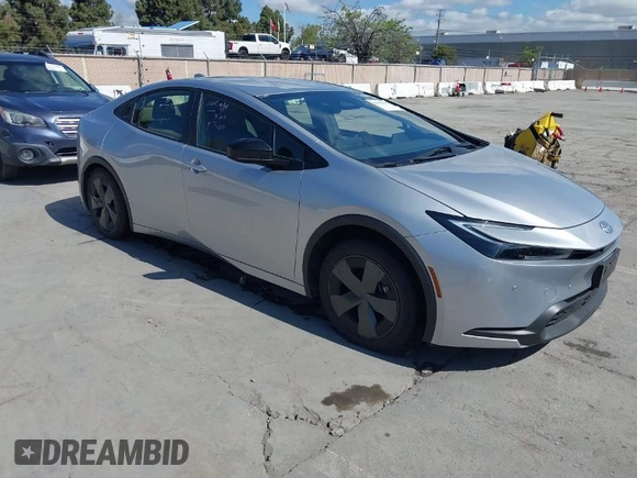 2024 Toyota Prius LE with VIN JTDACAAU3R3024761, listed as a IAAI auction lot 41992059 with 14,119 mi miles and . Bid and sale history available at DreamBid. Image 1.