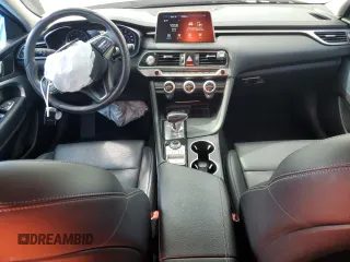 2020 Genesis G70 2.0T with VIN KMTG64LA6LU062428, listed as a Copart auction lot 70580194 with 43,226 mi miles and Non Repairable. Bid and sale history available at carsss.com. Image 8.