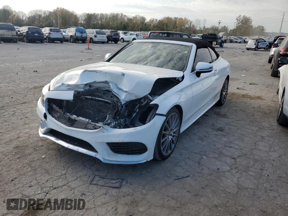 2017 Mercedes-Benz C 300 with VIN WDDWK4JB2HF541089, listed as a Copart auction lot 77261584 with 84,436 mi miles and Salvage Title. Bid and sale history available at DreamBid. Image 1.